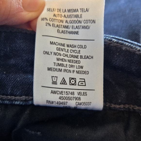 Joe's Jeans Dark Wash Denim Sz 24x26.5 Skinny Stretch Comfort - Picture 12 of 13